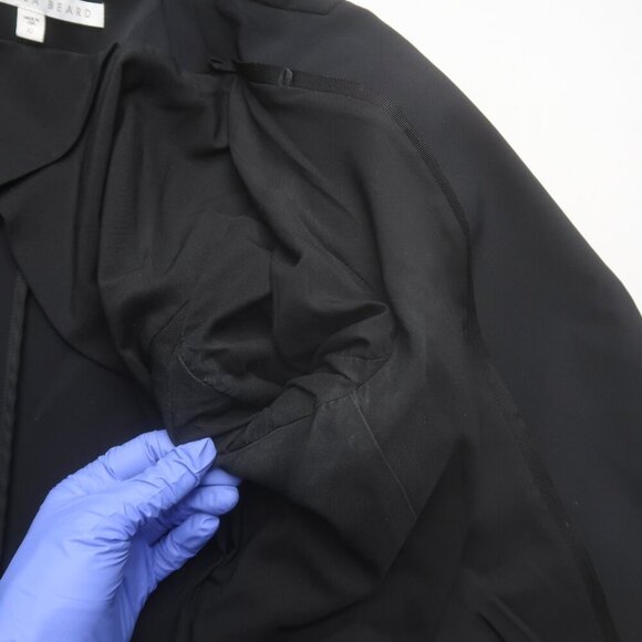 Veronica Beard Scuba Schoolboy Dickey Jacket Size 10 Black - Picture 9 of 16